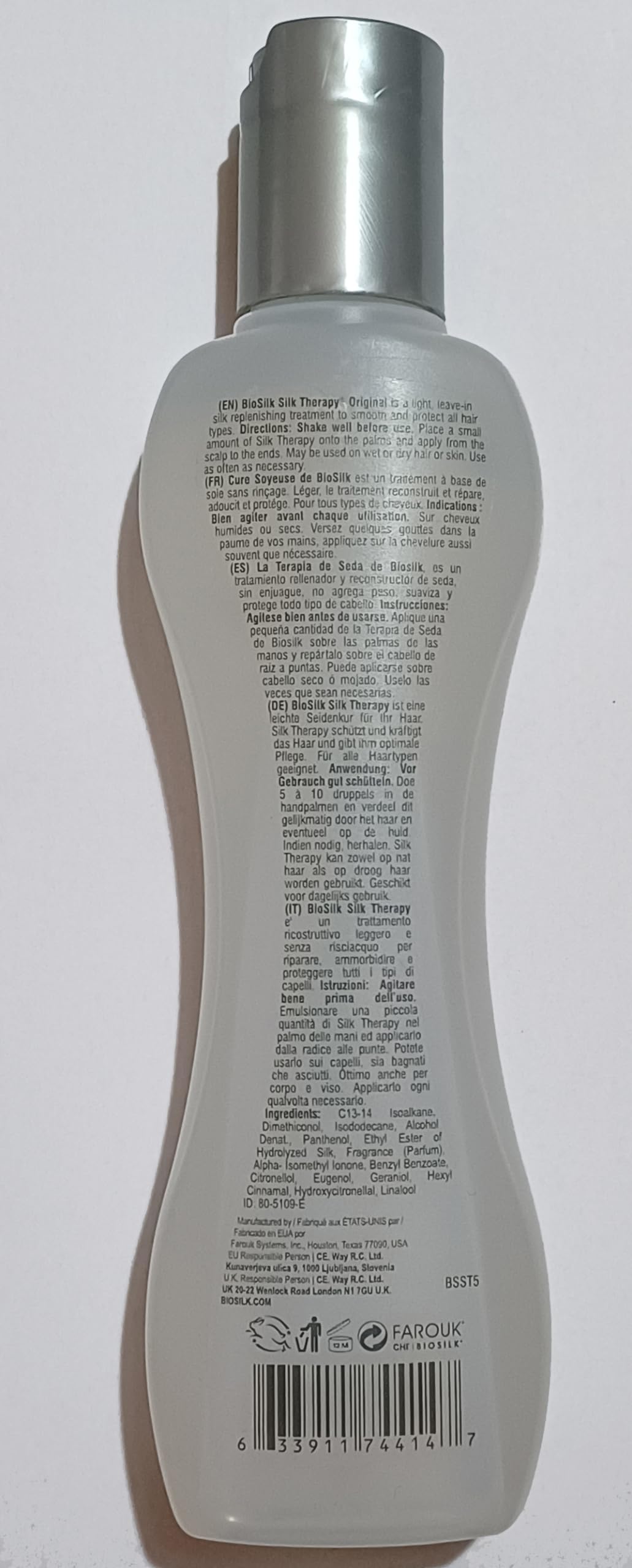 Biosilk Silk Therapy Cure, 5.64 oz